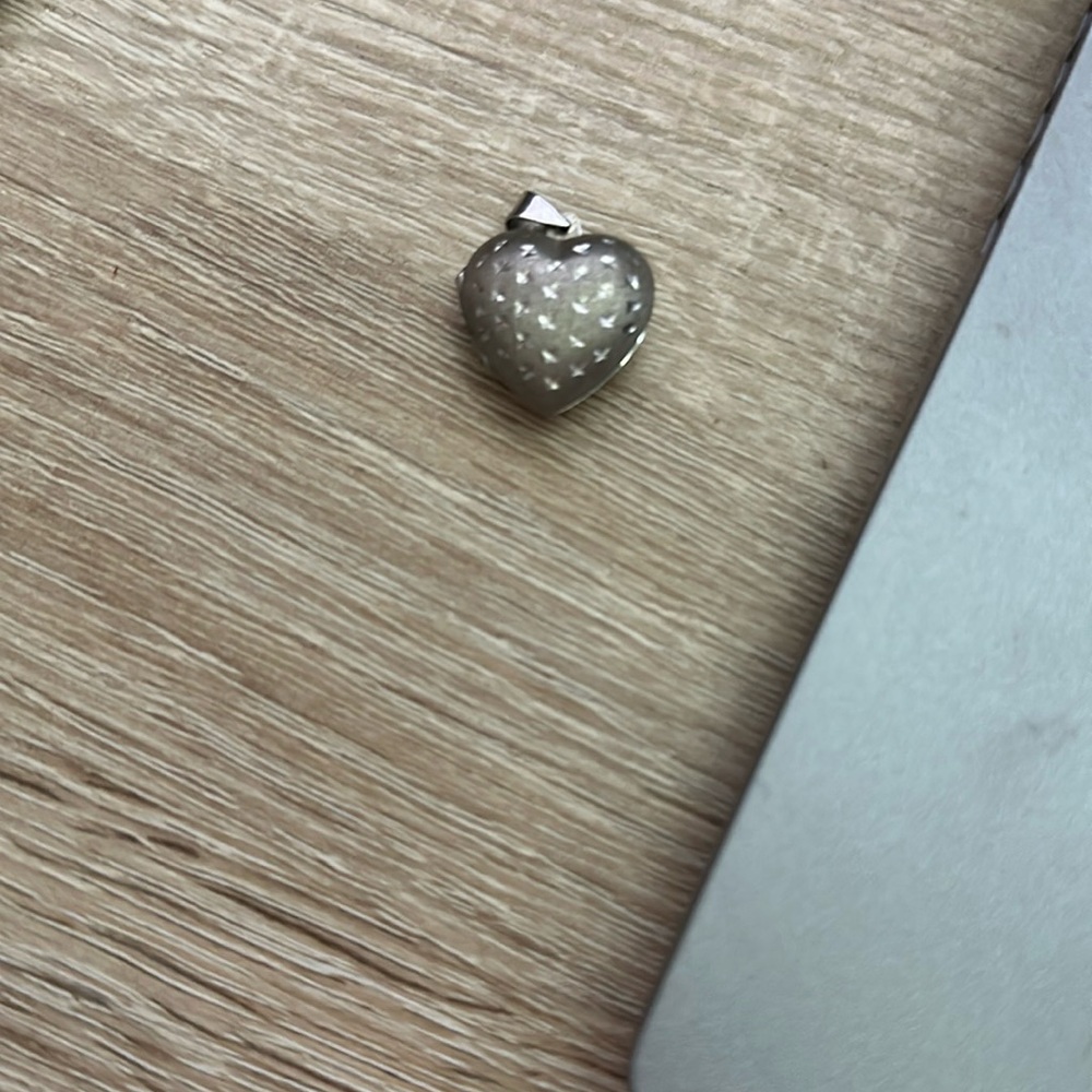 NWOT- Elegant Silver Heart Pendant Locket purchased in 2016
